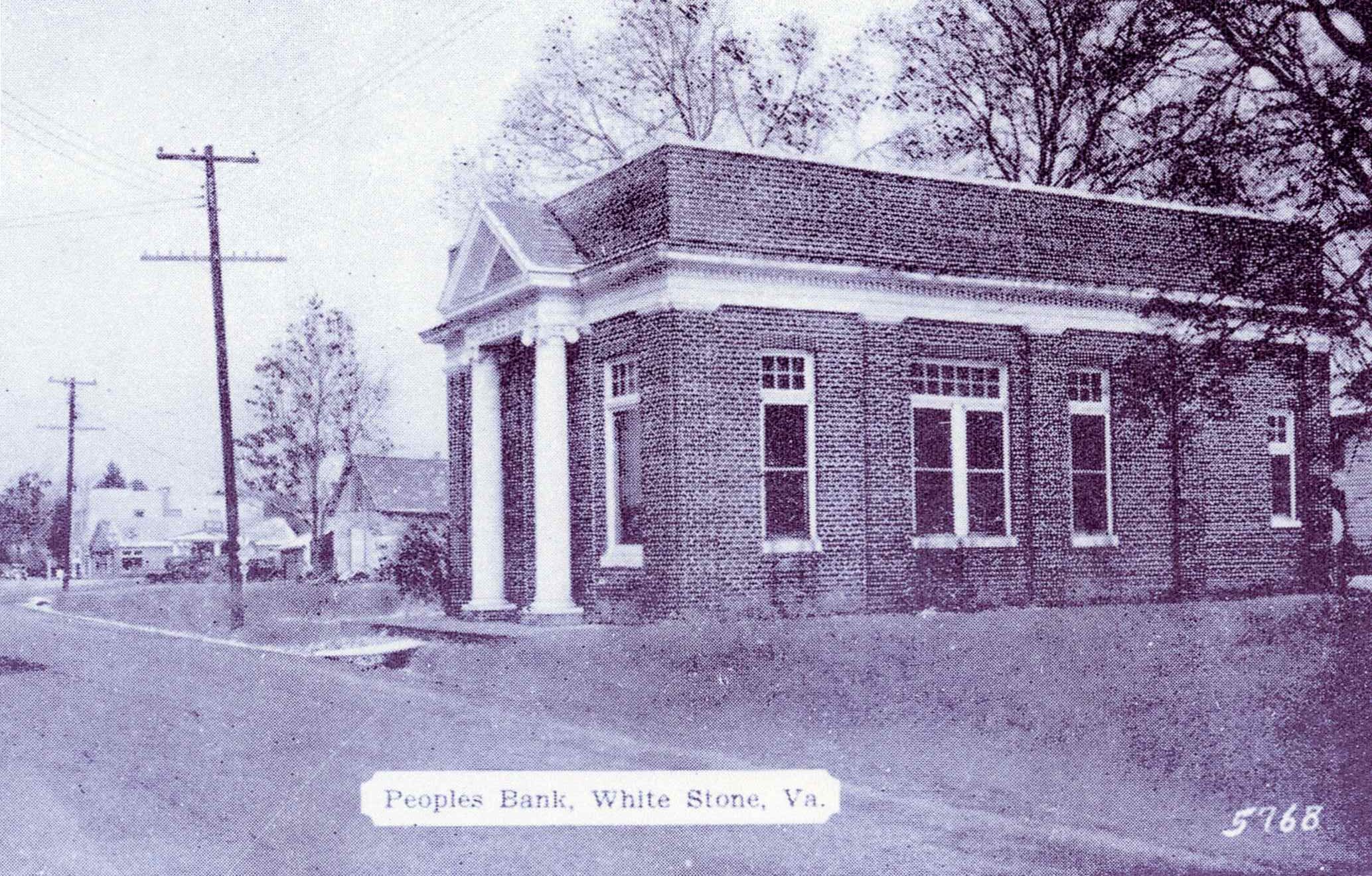 Peoples Bank, White Stone